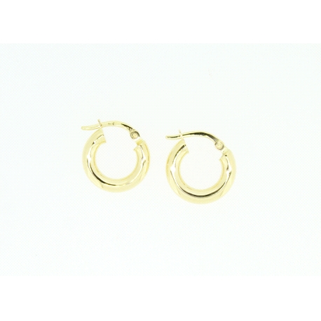 PENDIENTES ARO EN ORO DE 18KT