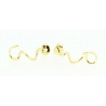 PENDIENTES ESPIRAL EN ORO DE 18KT