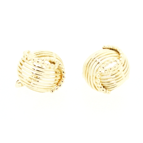 PENDIENTES DE DISEÑO EN ORO DE 18KT