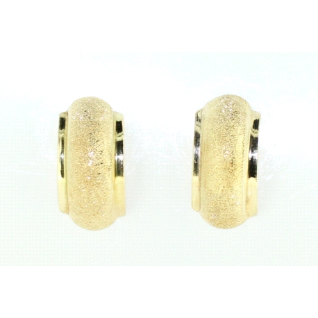 PENDIENTES EN ORO DE 18KT BRILLO-MATE