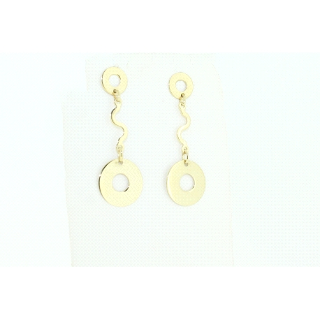 PENDIENTES EN ORO DE 18KT