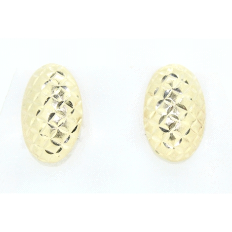 PENDIENTES EN ORO DE 18KT CON RELIEVE