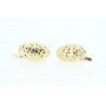 PENDIENTES EN ORO DE 18KT CON RELIEVE