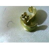 PENDIENTES EN ORO DE 18KT. MATE-BRILLO