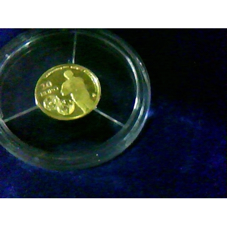 MONEDA 20 EUROS EN ORO DE 24 KT