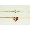 GARGANTILLA CON BRILLANTES Y RUBIES