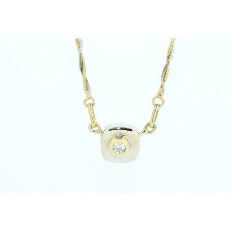 GARGANTILLA CON BRILLANTE DE 0,09CT