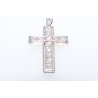 CRUZ CON 0,90 CT EN DIAMANTES