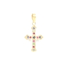 CRUZ DE LA VICTORIA EN ORO CON ZAFIROS, RUBIES Y ESMERALDAS