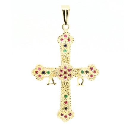 CRUZ DE LA VICTORIA CON GEMAS