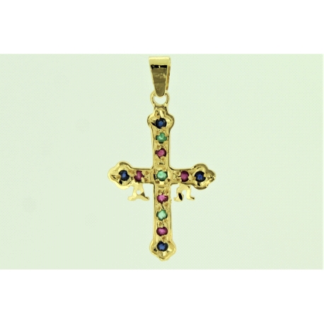 CRUZ DE LA VICTORIA EN ORO DE 18KT