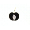 COLGANTE MANZANA CON 0,12CT EN DIAMANTES