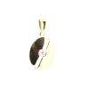 COLGANTE EN ORO CON BRILLANTE DE 0,10CT