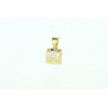 COLGANTE EN ORO CON BRILLANTE DE 0,03CT