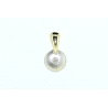 COLGANTE EN ORO CON BRILLANTE DE 0,02CT