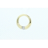 COLGANTE EN ORO CON BRILLANTE DE 0,21CT