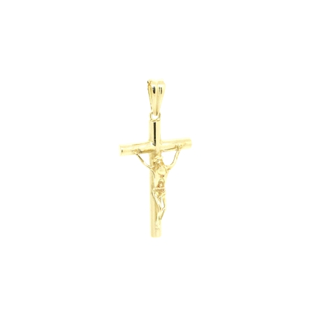 COLGANTE CRUZ CON CRISTO EN ORO DE 18KT