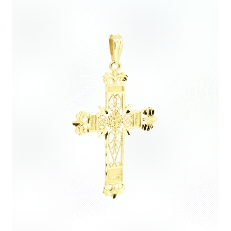 CRUZ DE DISEÑO EN ORO DE 18KT