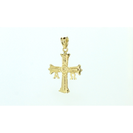 CRUZ DE LA VICTORIA EN ORO DE 18KT