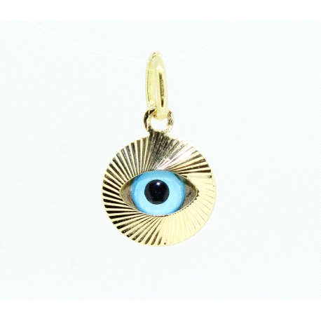 COLGANTE OJO EN ORO DE 18KT