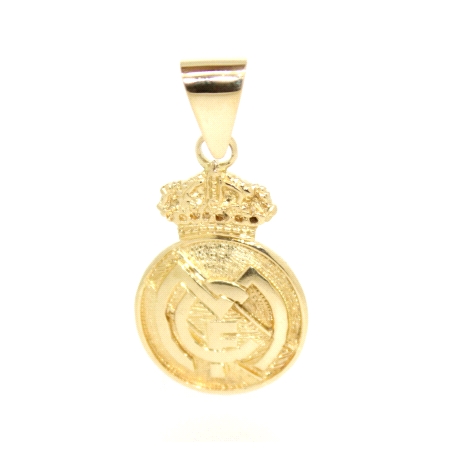 COLGANTE ESCUDO REAL MADRID EN ORO DE 18 KT