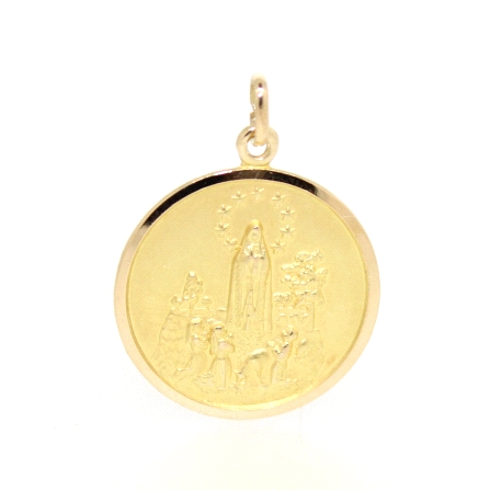 MEDALLA VIRGEN DE FATIMA EN ORO