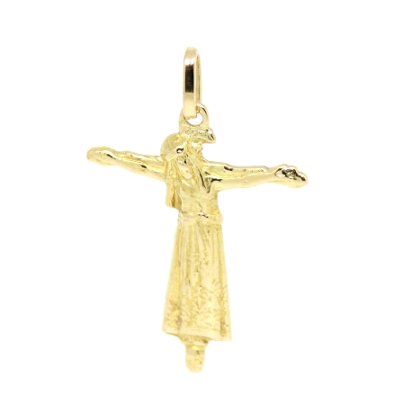 COLGANTE CRISTO EN ORO DE 18 KT