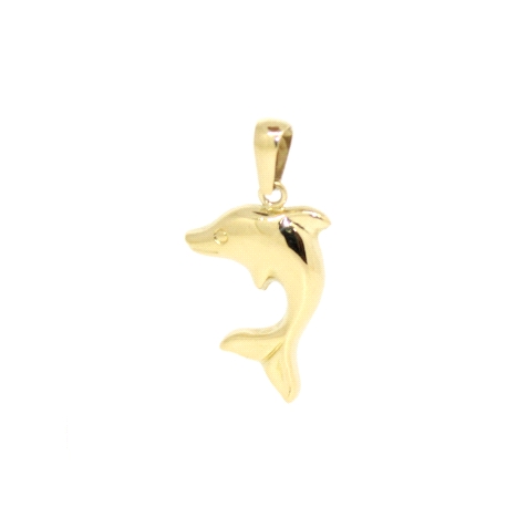 COLGANTE DELFIN EN ORO DE 18 KT