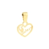 COLGANTE CORAZON EN ORO DE 18 KT