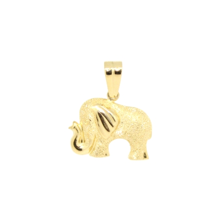 COLGANTE ELEFANTE EN ORO DE 18 KT