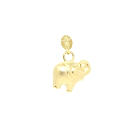 COLGANTE ELEFANTE EN ORO DE 18 KT