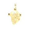 COLGANTE CABEZA DE CRISTO EN ORO DE 18 KT