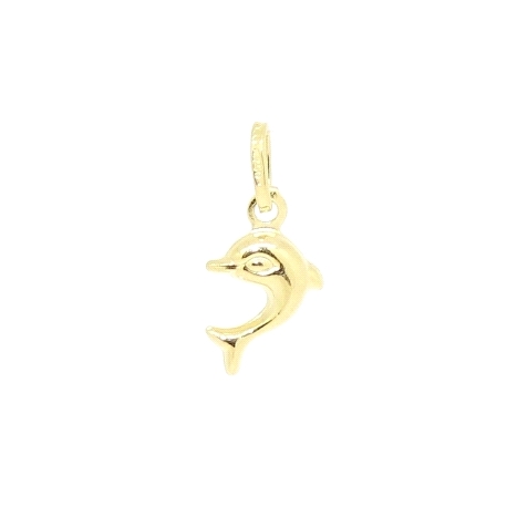 COLGANTE DELFIN EN ORO DE 18KT