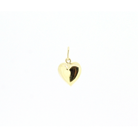 COLGANTE CORAZON EN ORO DE 18 KT