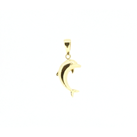 COLGANTE DELFIN EN ORO DE 18 KT