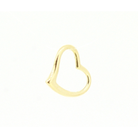 COLGANTE CORAZON EN ORO DE 18KT