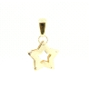 COLGANTE ESTRELLA EN ORO DE 18KT