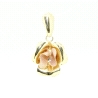 COLGANTE FLOR EN ORO DE 18KT