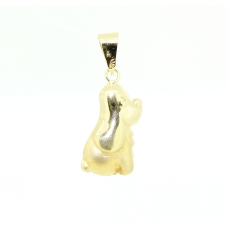 COLGANTE PERRITO EN ORO DE 18KT