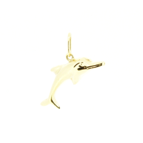 COLGANTE DELFIN EN ORO DE 18KT