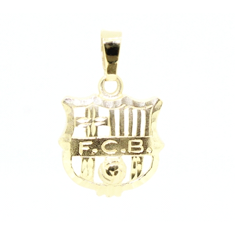 COLGANTE EN ORO DEL ESCUDO DEL FCB