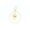 COLGANTE CON CORAZON EN ORO DE 18KT