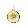 COLGANTE HOROSCOPO VIRGO EN ORO DE 18KT