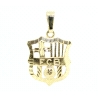 COLGANTE ESCUDO FCB EN ORO DE 18KT