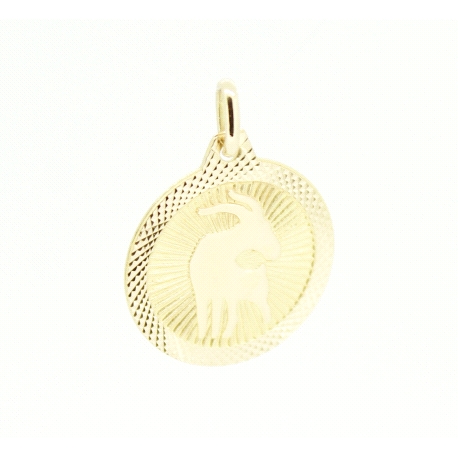 COLGANTE HOROSCOPO ARIES EN ORO DE 18KT