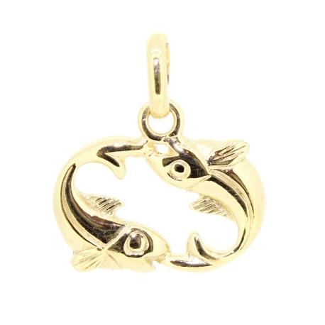 COLGANTE PISCIS EN ORO DE 18KT