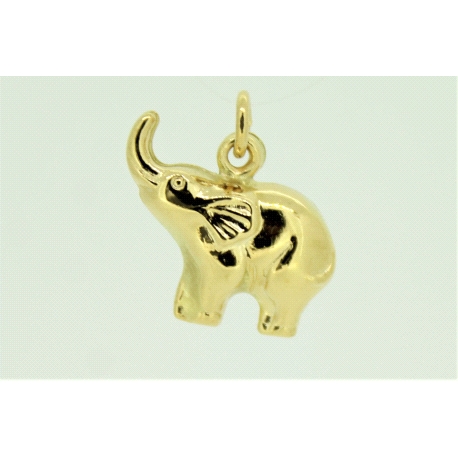 COLGANTE ELEFANTE EN ORO DE 18KT