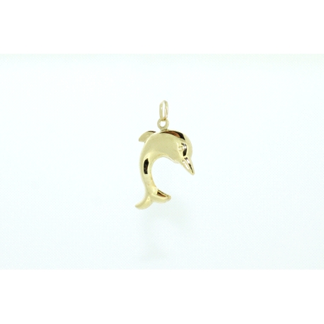 COLGANTE DELFIN EN ORO DE 18KT