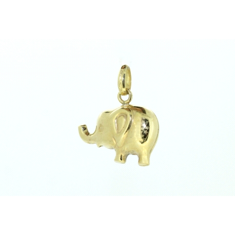 COLGANTE ELEFANTE EN ORO DE 18KT