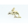 COLGANTE DELFINES EN ORO DE 18KT